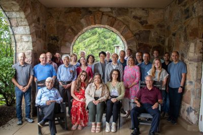 Chemical engineering faculty and staff group photo.