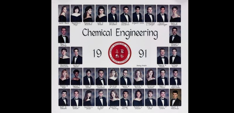 This is a class composite of the chemical engineering class of 1991.
