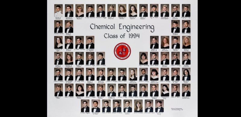 This is a class composite of the chemical engineering class of 1994.