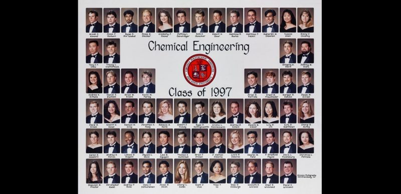 This is a class composite of the chemical engineering class of 1997.