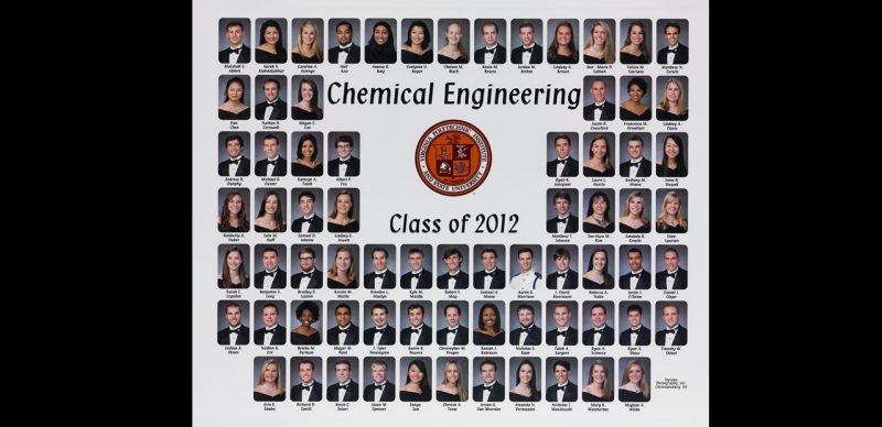 This is a class composite of the chemical engineering class of 2012.
