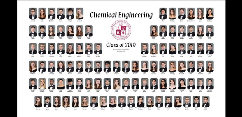 This is a class composite of the chemical engineering class of 2018.