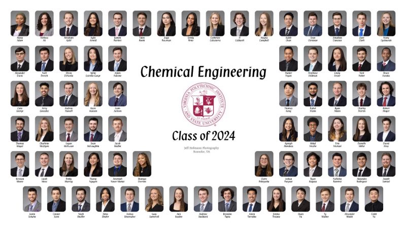 This is a class composite of the chemical engineering class of 2024.